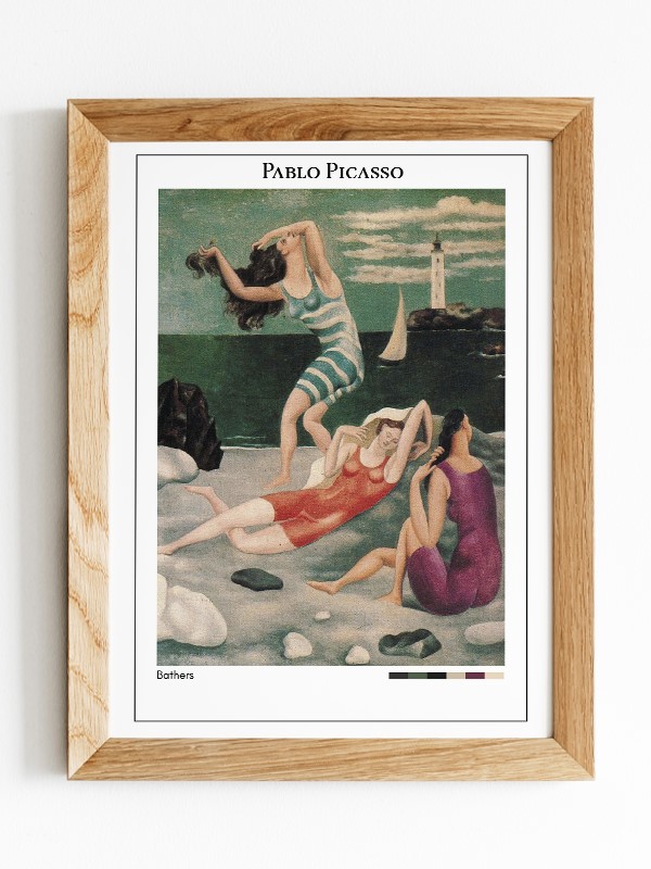 Pablo Picasso Bathers Poster