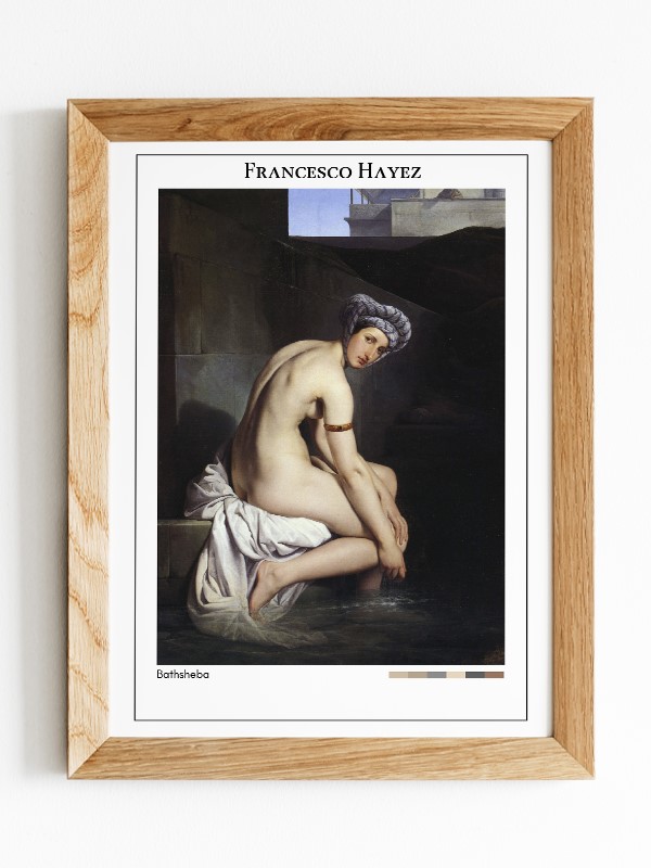 Francesco Hayez Bathsheba Poster