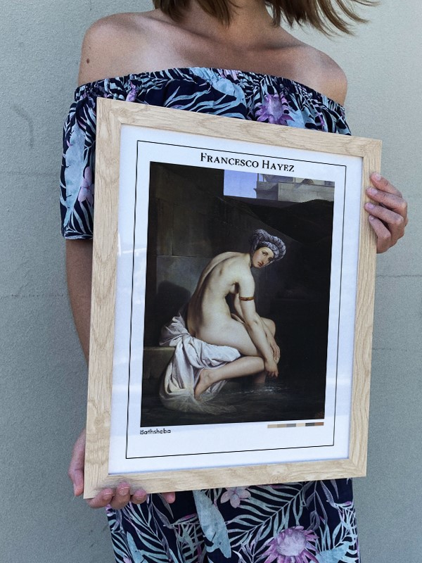 Francesco Hayez Bathsheba Poster