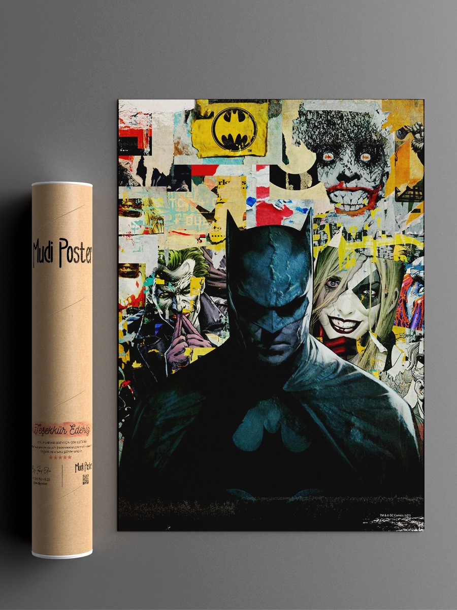 Batman Poster, Çerçevesiz Tv Film Poster