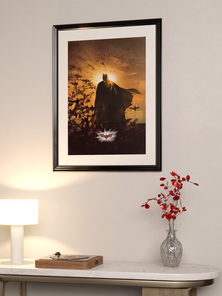 Batman Begins Movie Art 2 Poster, Çerçevesiz Tv Film Poster