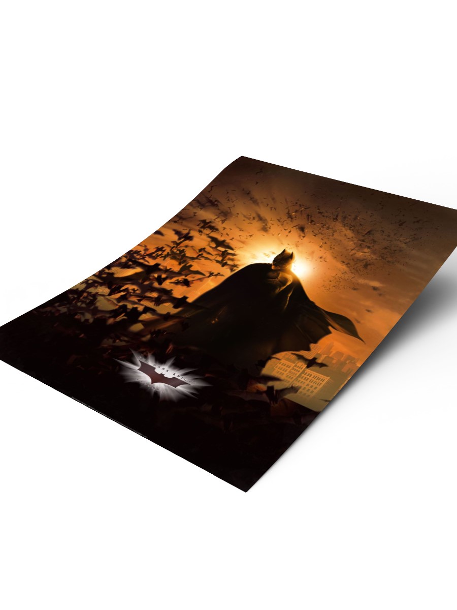 Batman Begins Movie Art 2 Poster, Çerçevesiz Tv Film Poster