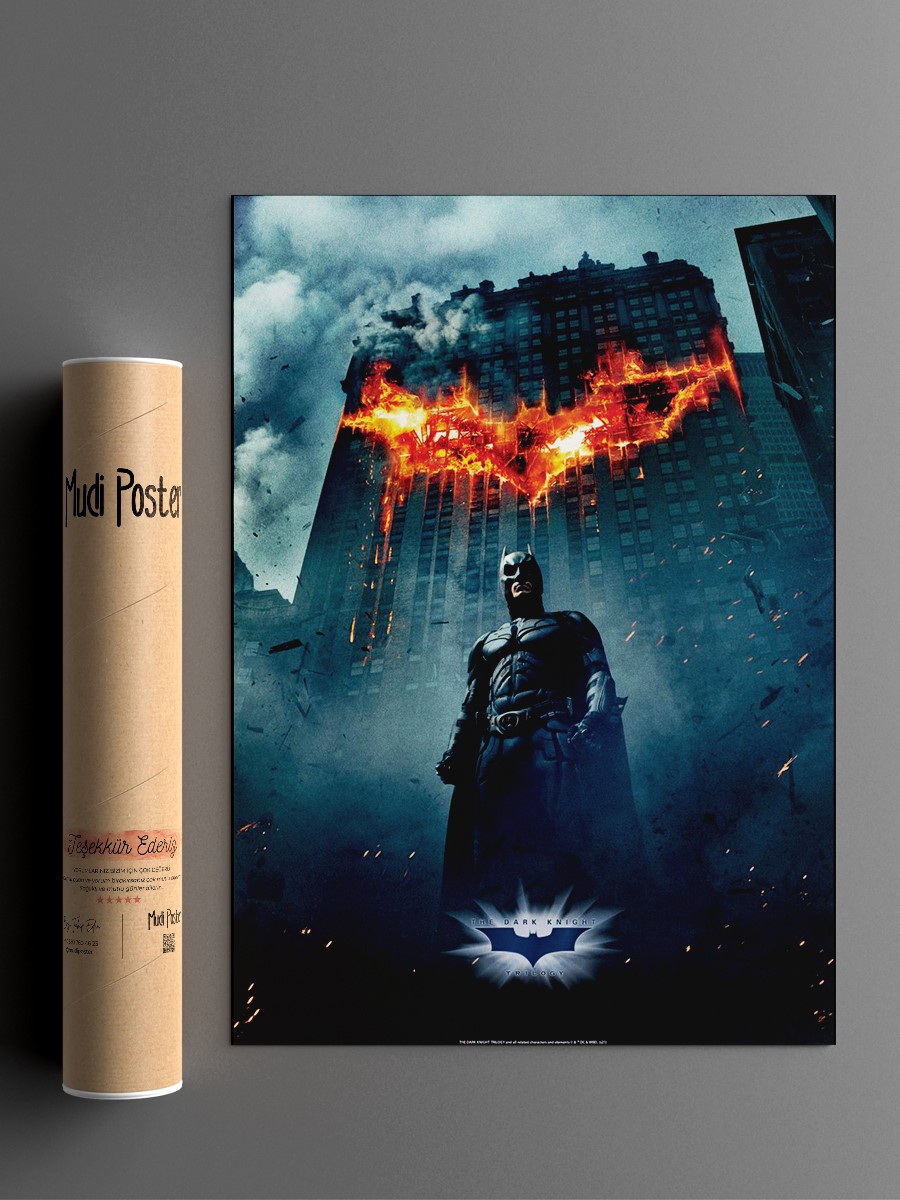 Batman in Gotham City Poster, Çerçevesiz Tv Film Poster