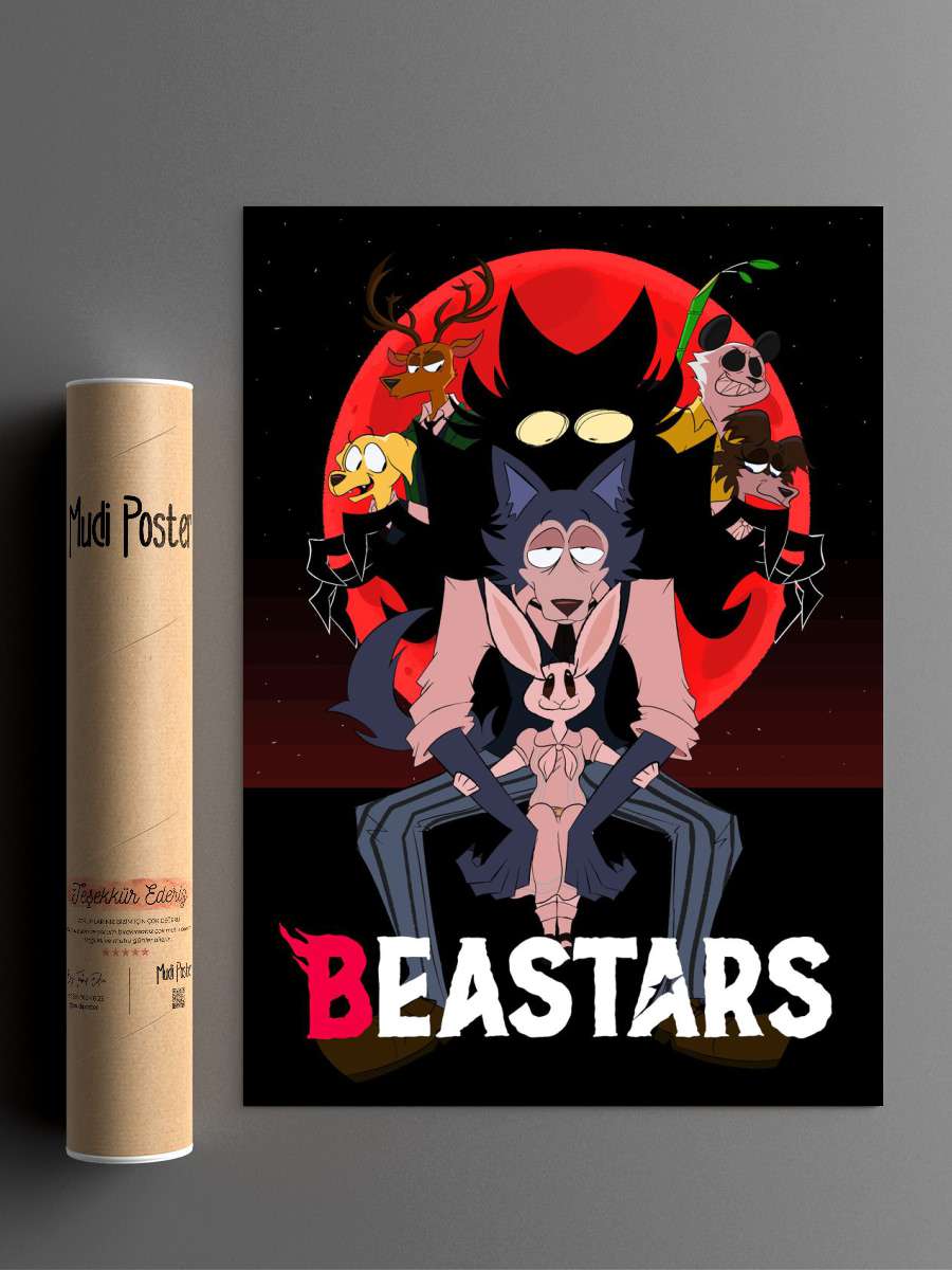 Beastars Anime Poster Çerçevesiz Yüksek Kalite Anime Duvar Poster