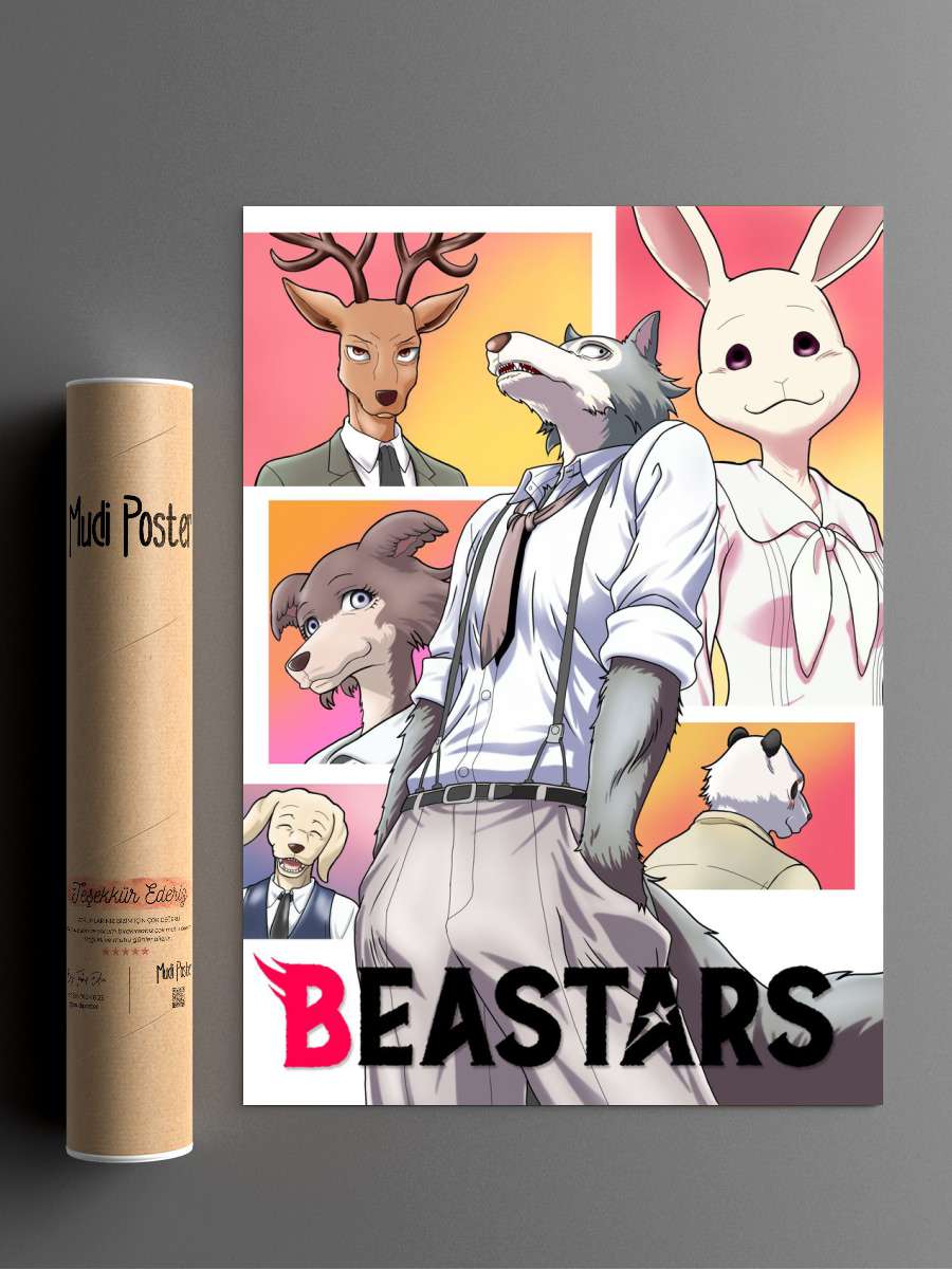Beastars Anime Poster Çerçevesiz Yüksek Kalite Anime Duvar Poster