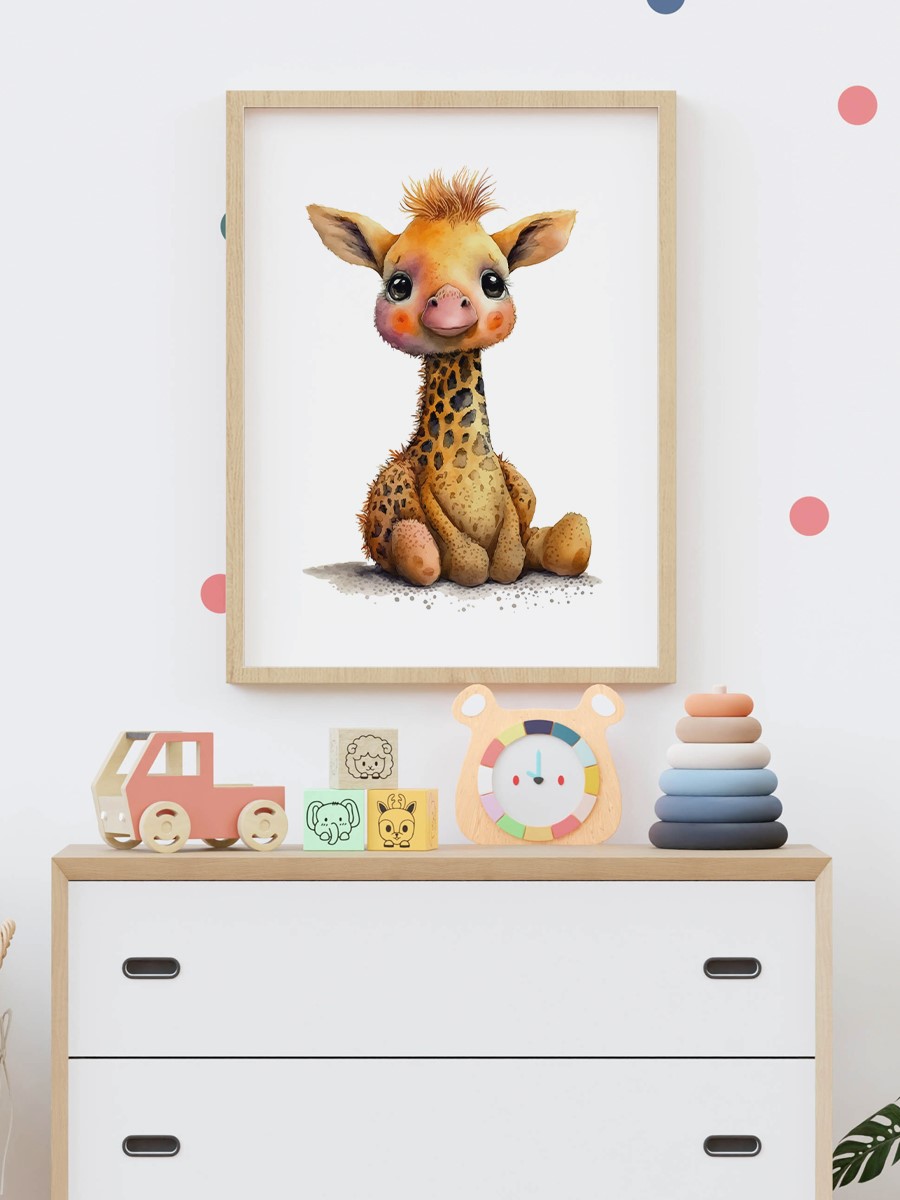 Bebek Züfara Çocuk Odası Duvar Poster, Bebek Odası, Dekoratif Poster Çerçevesiz