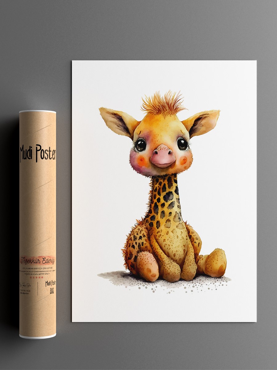 Bebek Züfara Çocuk Odası Duvar Poster, Bebek Odası, Dekoratif Poster Çerçevesiz