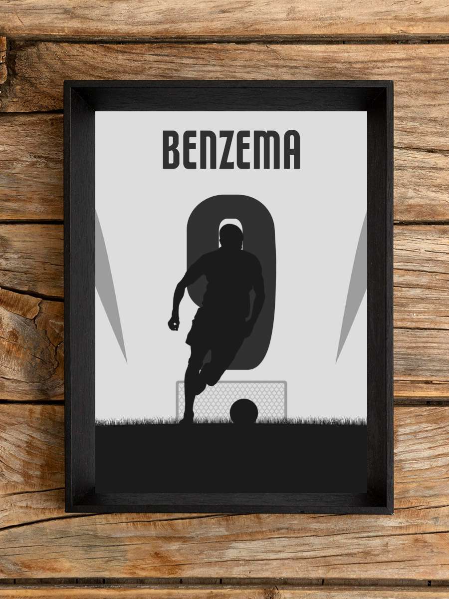 Benzema Futbol Poster Çerçevesiz Yüksek Kalite Futbolcu Duvar Poster