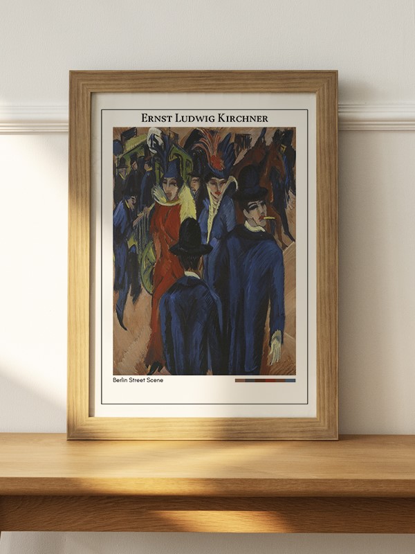 Ernst Ludwig Kirchner Berlin Street Scene Poster - En İyi Fiyatlarla