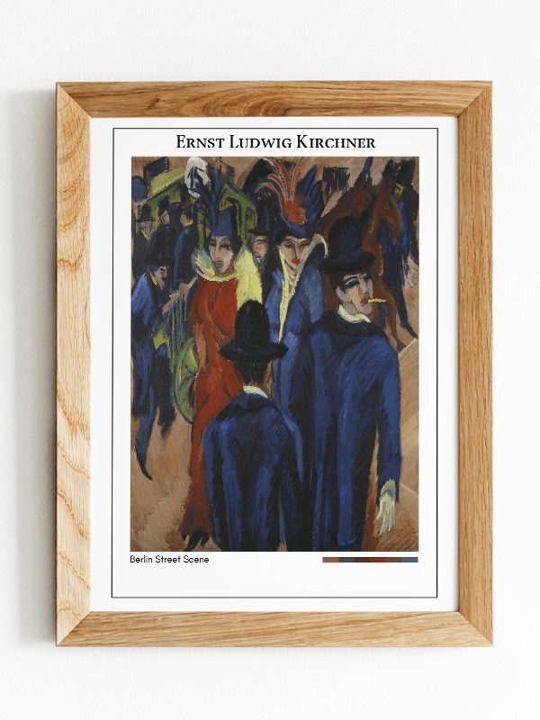 Ernst Ludwig Kirchner Berlin Street Scene Poster