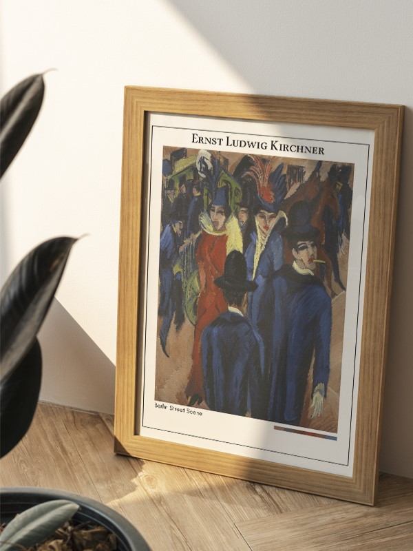 Ernst Ludwig Kirchner Berlin Street Scene Poster