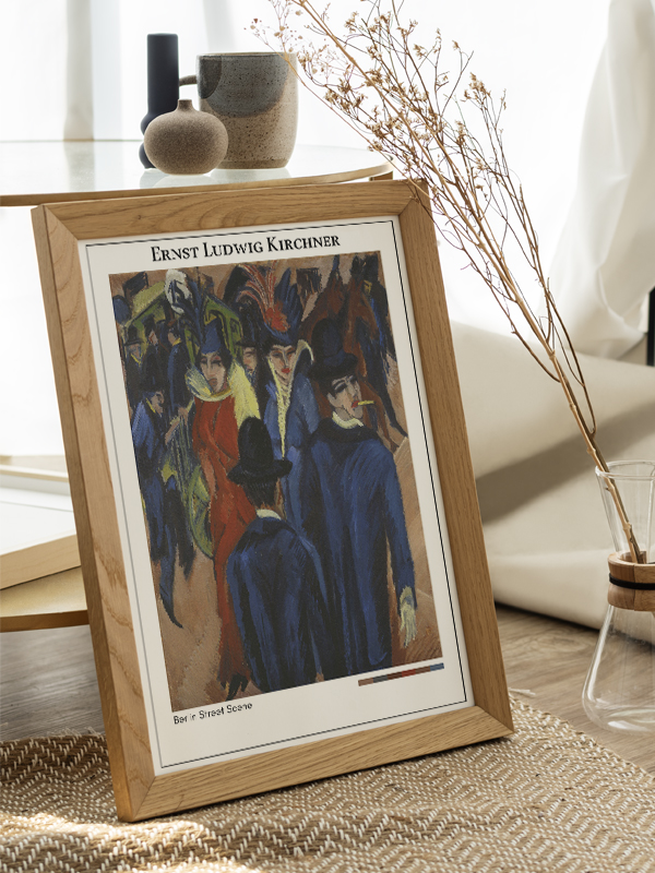 Ernst Ludwig Kirchner Berlin Street Scene Poster