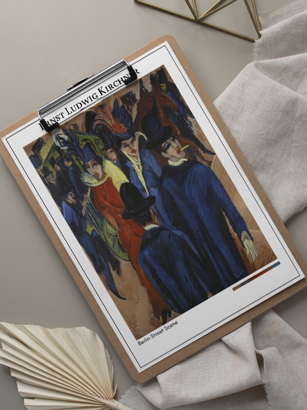 Ernst Ludwig Kirchner Berlin Street Scene Poster