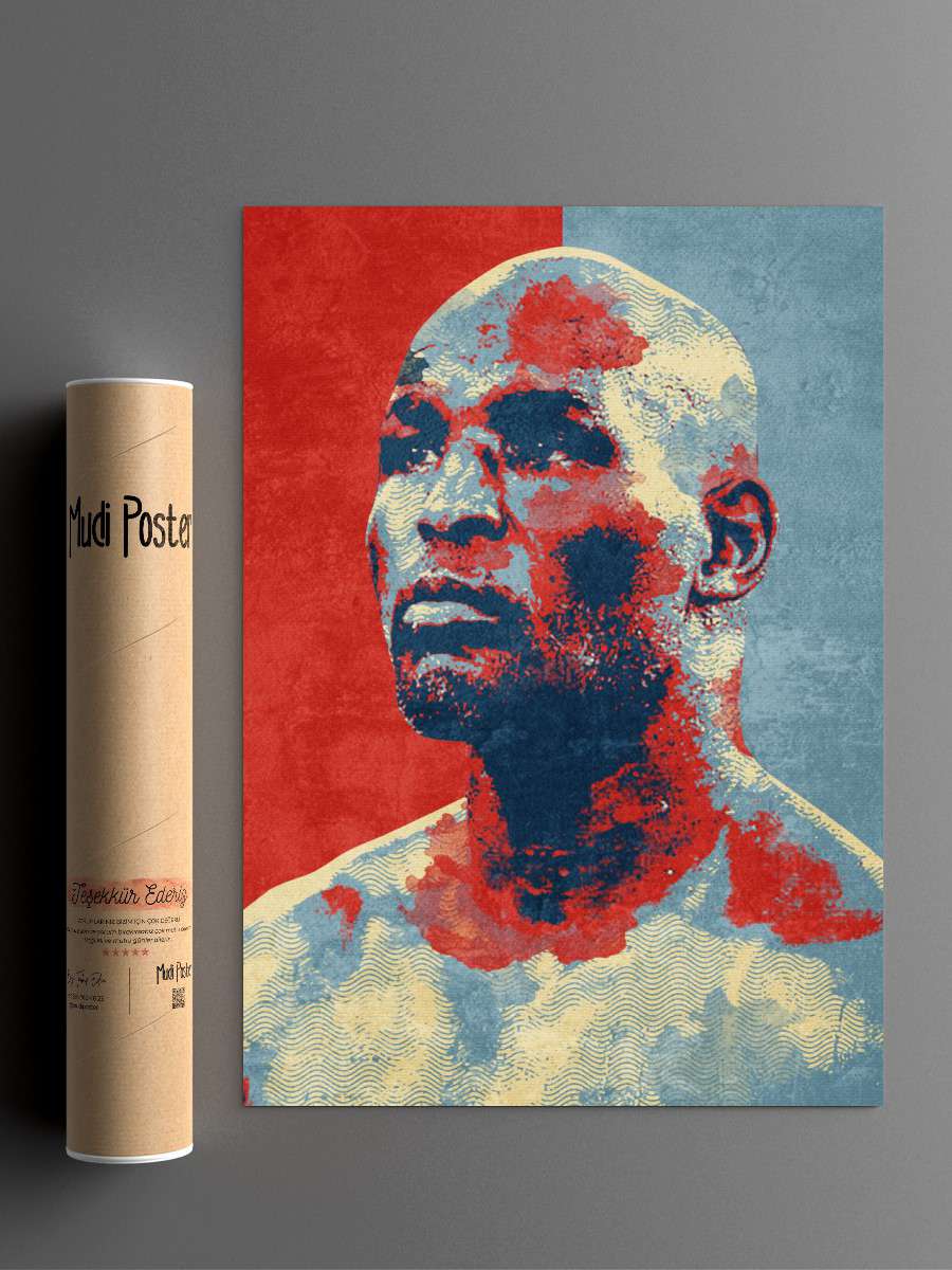 Bernard Hopkins Futbol Poster Çerçevesiz Yüksek Kalite Futbolcu Duvar Poster