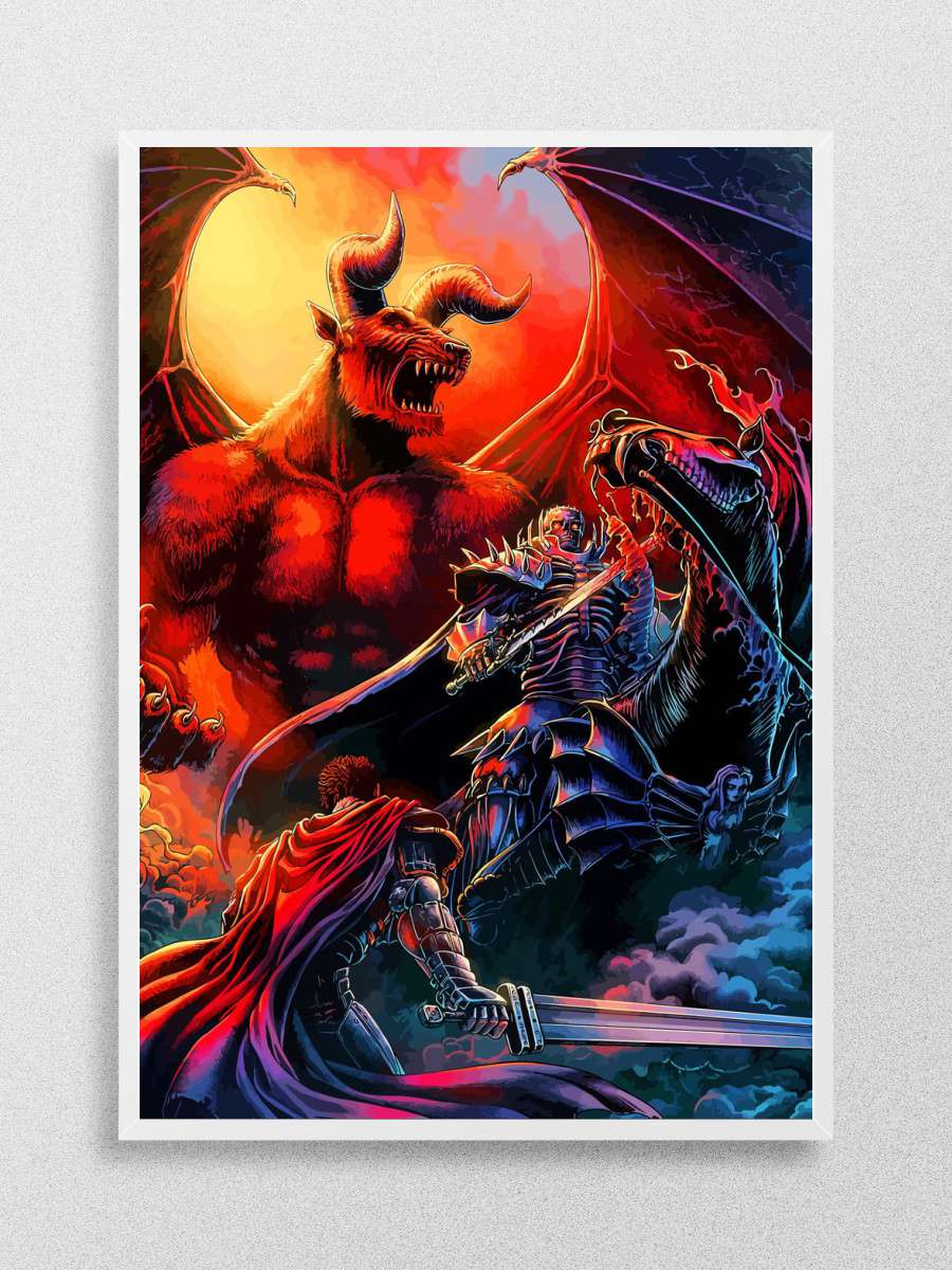Berserk Guts Art Anime Poster Çerçevesiz Yüksek Kalite Anime Duvar Poster