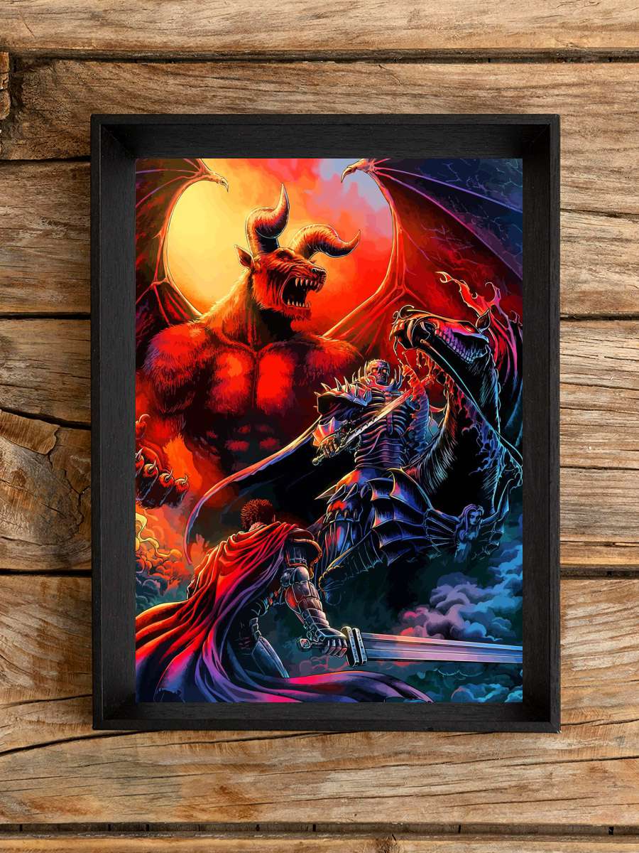 Berserk Guts Art Anime Poster Çerçevesiz Yüksek Kalite Anime Duvar Poster