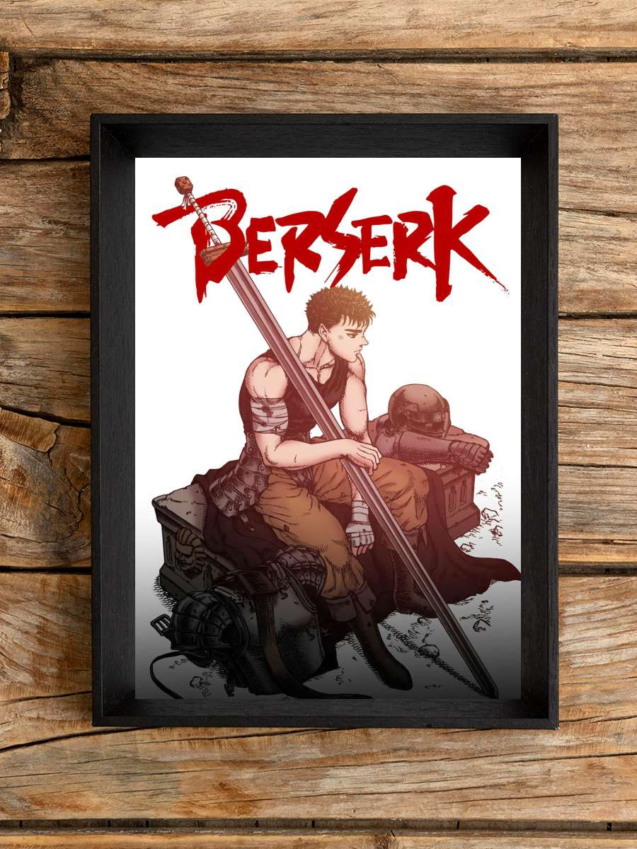 Berserk Guts Anime Poster Çerçevesiz Yüksek Kalite Anime Duvar Poster