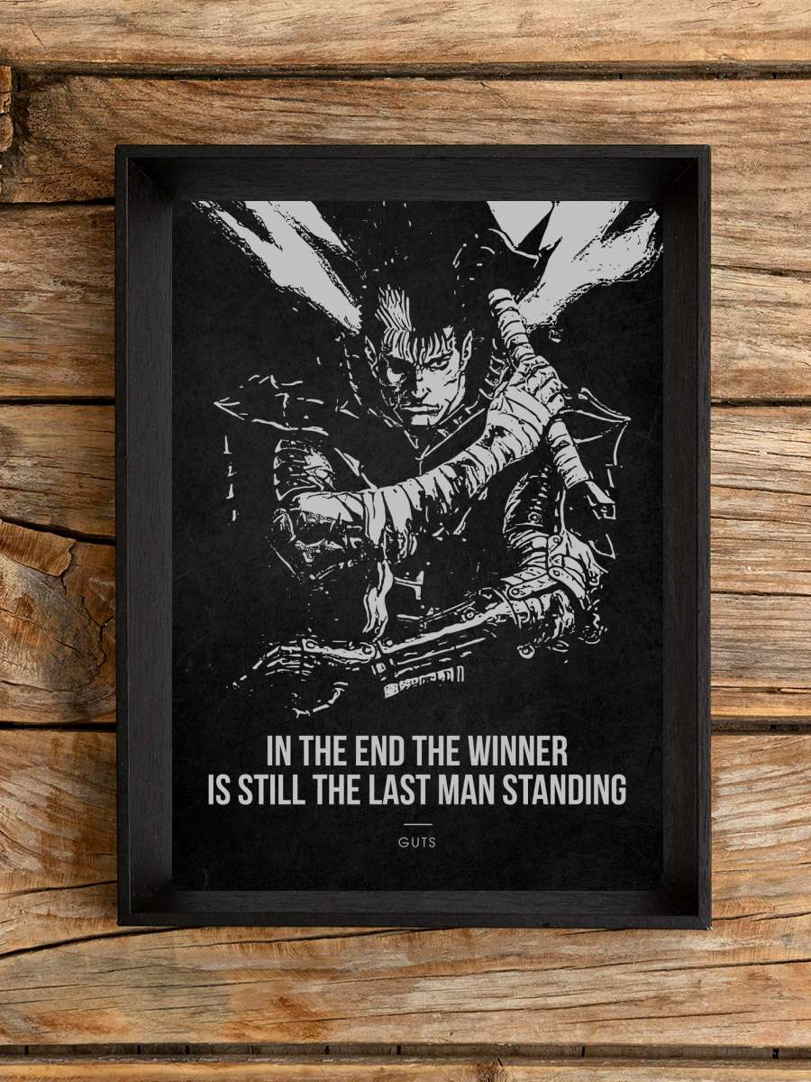 Berserk Guts Anime Poster Çerçevesiz Yüksek Kalite Anime Duvar Poster