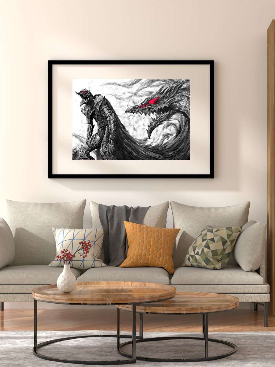 Berserk Anime Poster Çerçevesiz Yüksek Kalite Anime Duvar Poster