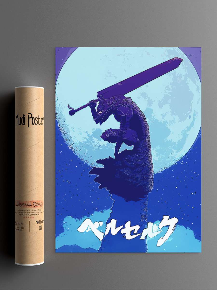 berserk Anime Poster Çerçevesiz Yüksek Kalite Anime Duvar Poster