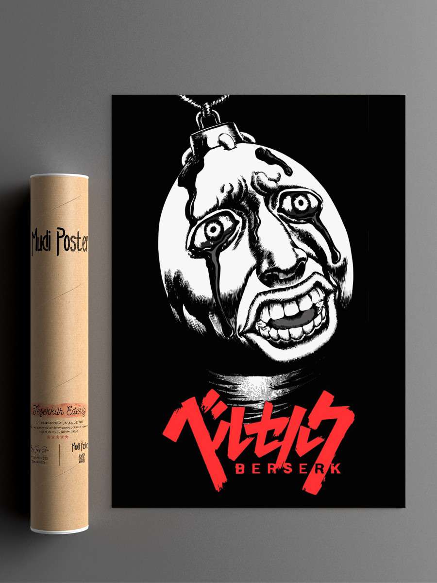 Berserk Anime Poster Çerçevesiz Yüksek Kalite Anime Duvar Poster