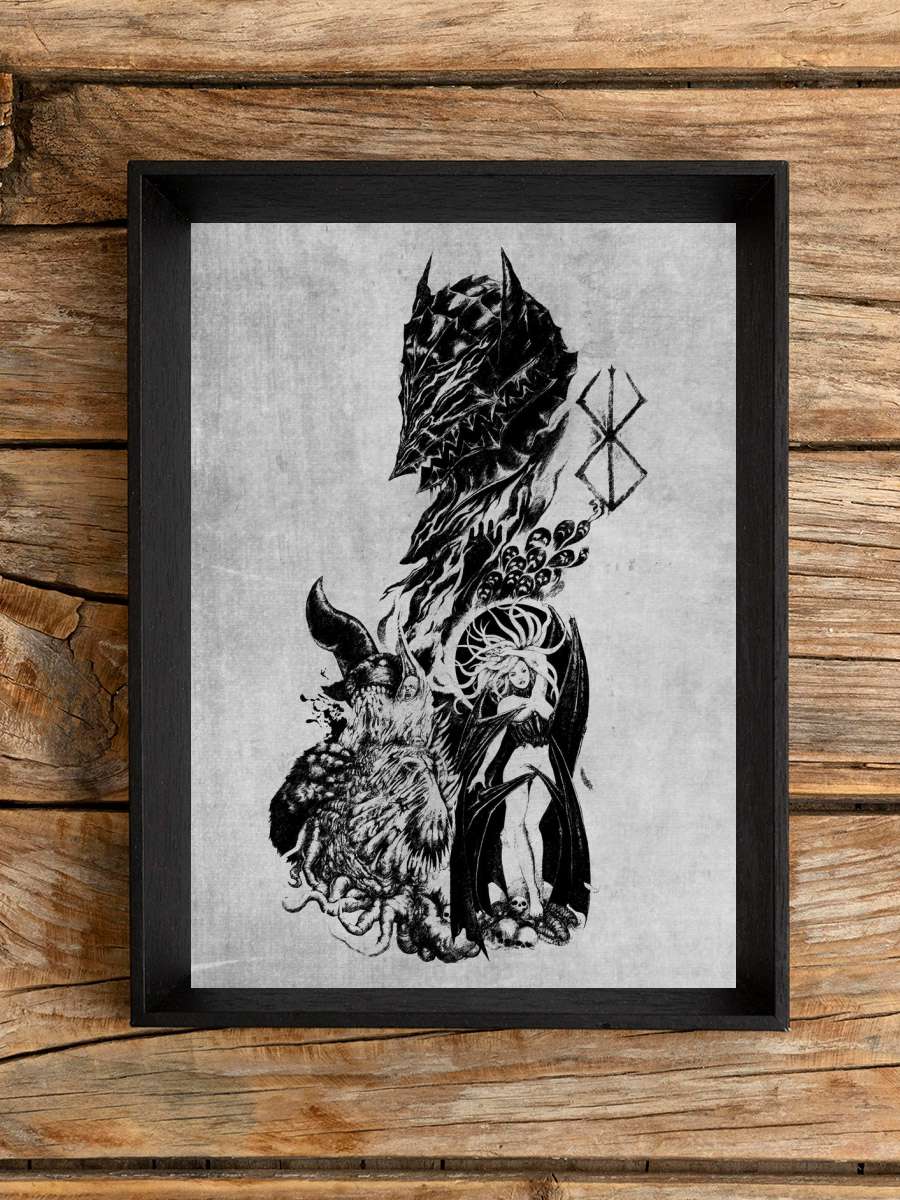 berserk sign of slave Anime Poster Çerçevesiz Yüksek Kalite Anime Duvar Poster