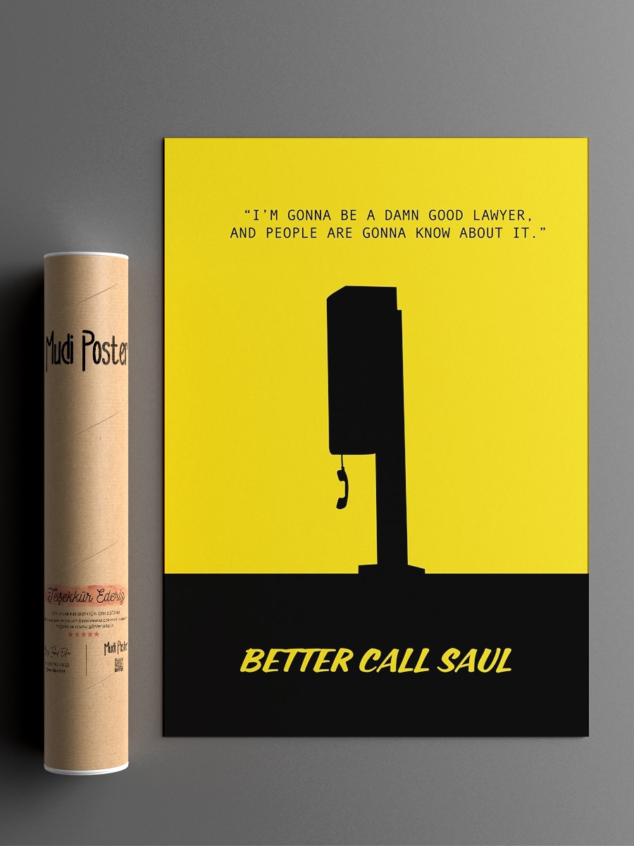 Better Call Saul Poster, Çerçevesiz Tv Film Poster