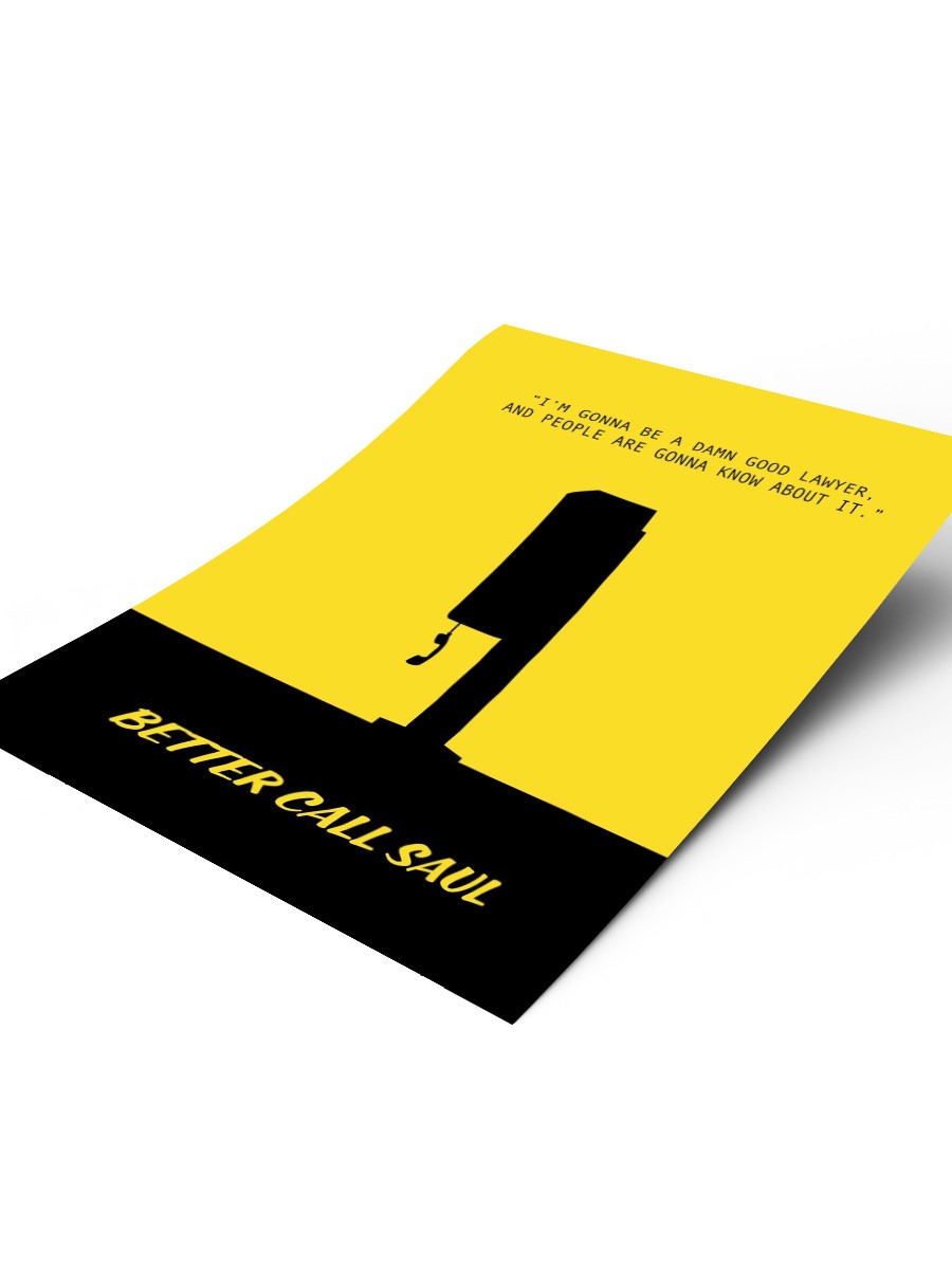 Better Call Saul Poster, Çerçevesiz Tv Film Poster