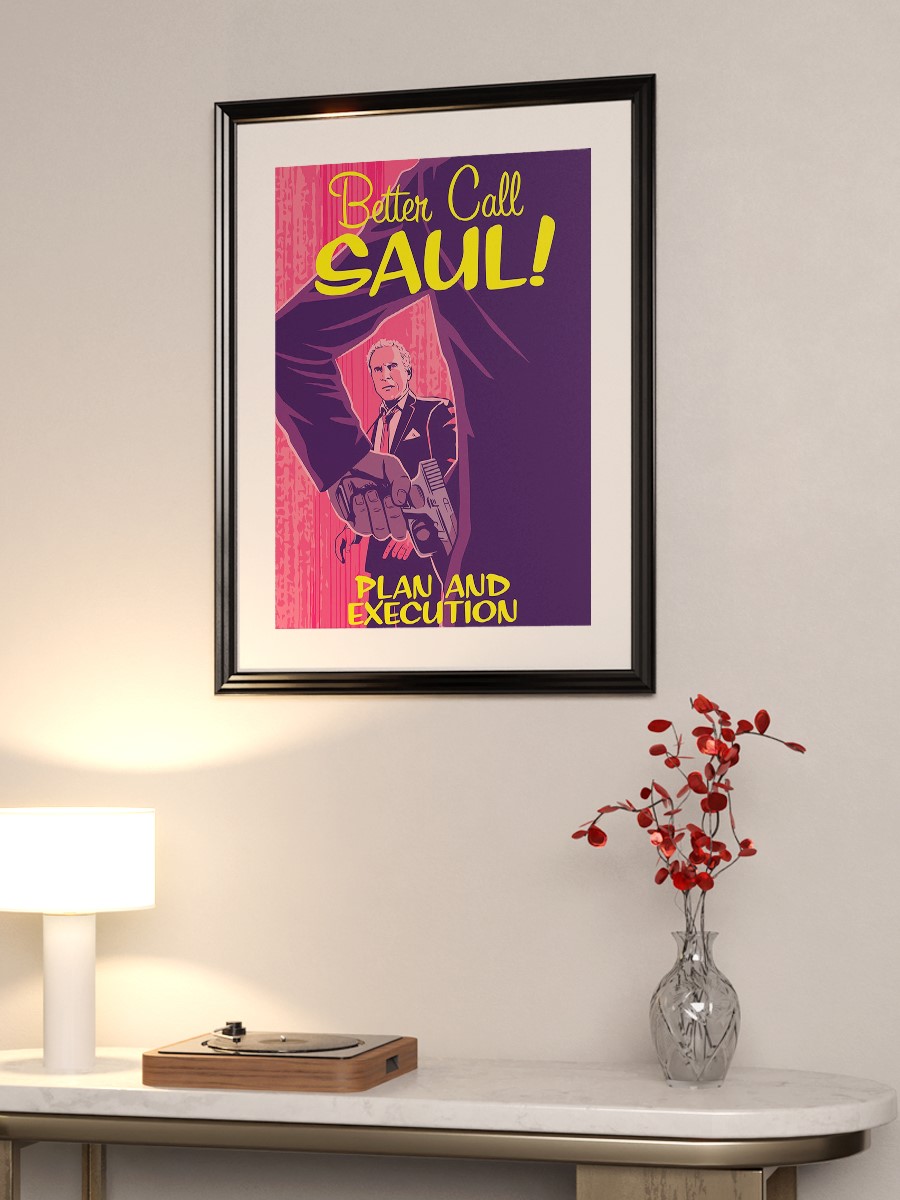 Better Call Saul Tv Show Poster, Çerçevesiz Tv Film Poster