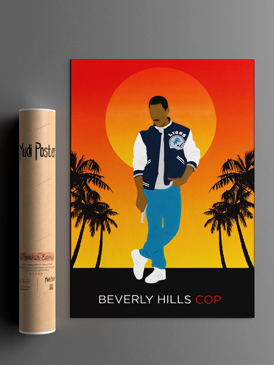 Beverly Hills Cop Poster, Çerçevesiz Tv Film Poster