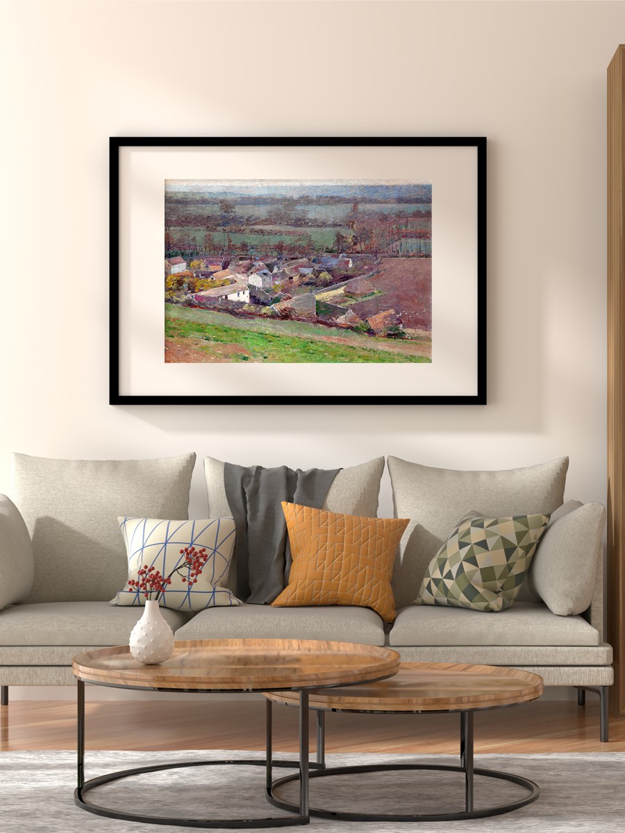 Birds Eye View Tablo Sanatsal Ünlü Ressam Poster Çerçevesiz Yüksek Kalite Poster