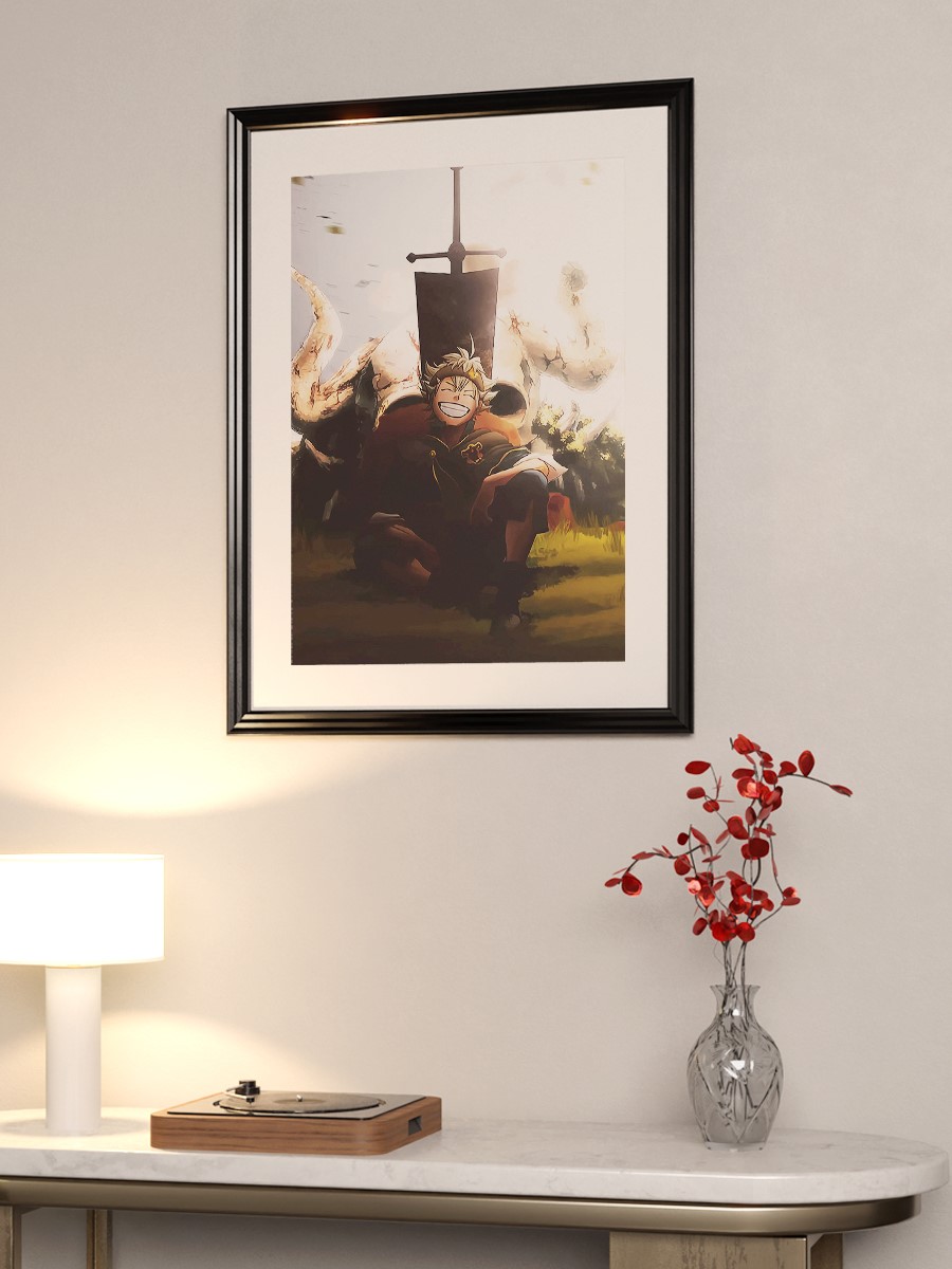 Black Clover Poster, Çerçevesiz Tv Film Poster