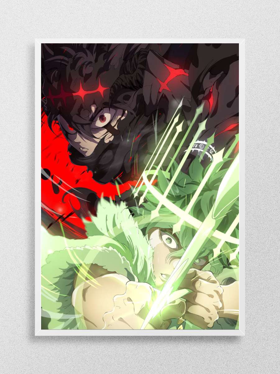black clover Anime Poster Çerçevesiz Yüksek Kalite Anime Duvar Poster