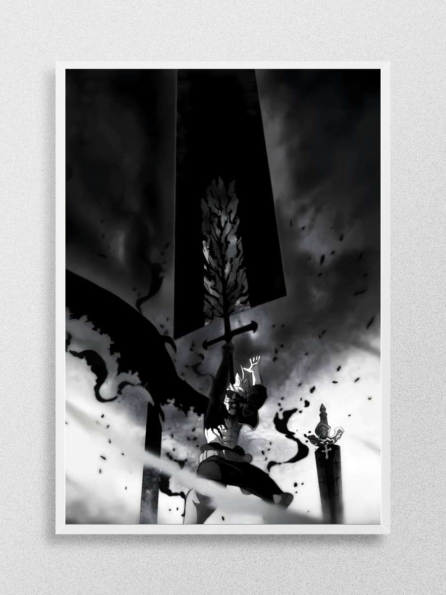 Black Clover Anime Poster Çerçevesiz Yüksek Kalite Anime Duvar Poster