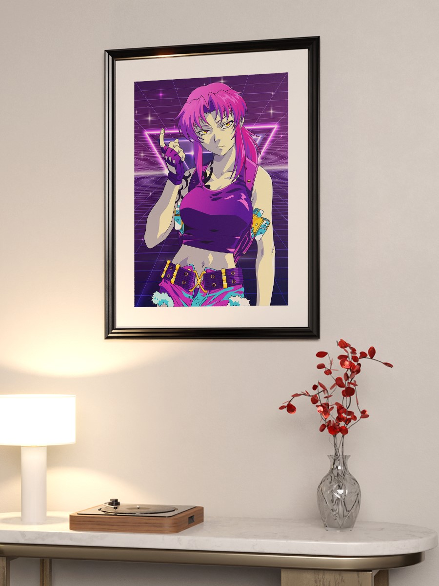 black lagoon anime revy Anime Poster Çerçevesiz Yüksek Kalite Anime Duvar Poster