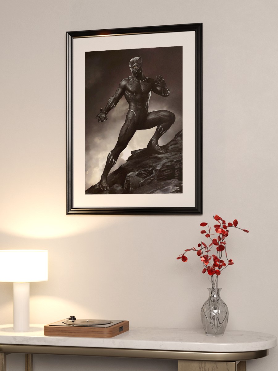Black Panther Poster, Çerçevesiz Tv Film Poster