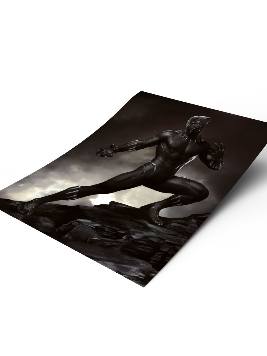 Black Panther Poster, Çerçevesiz Tv Film Poster