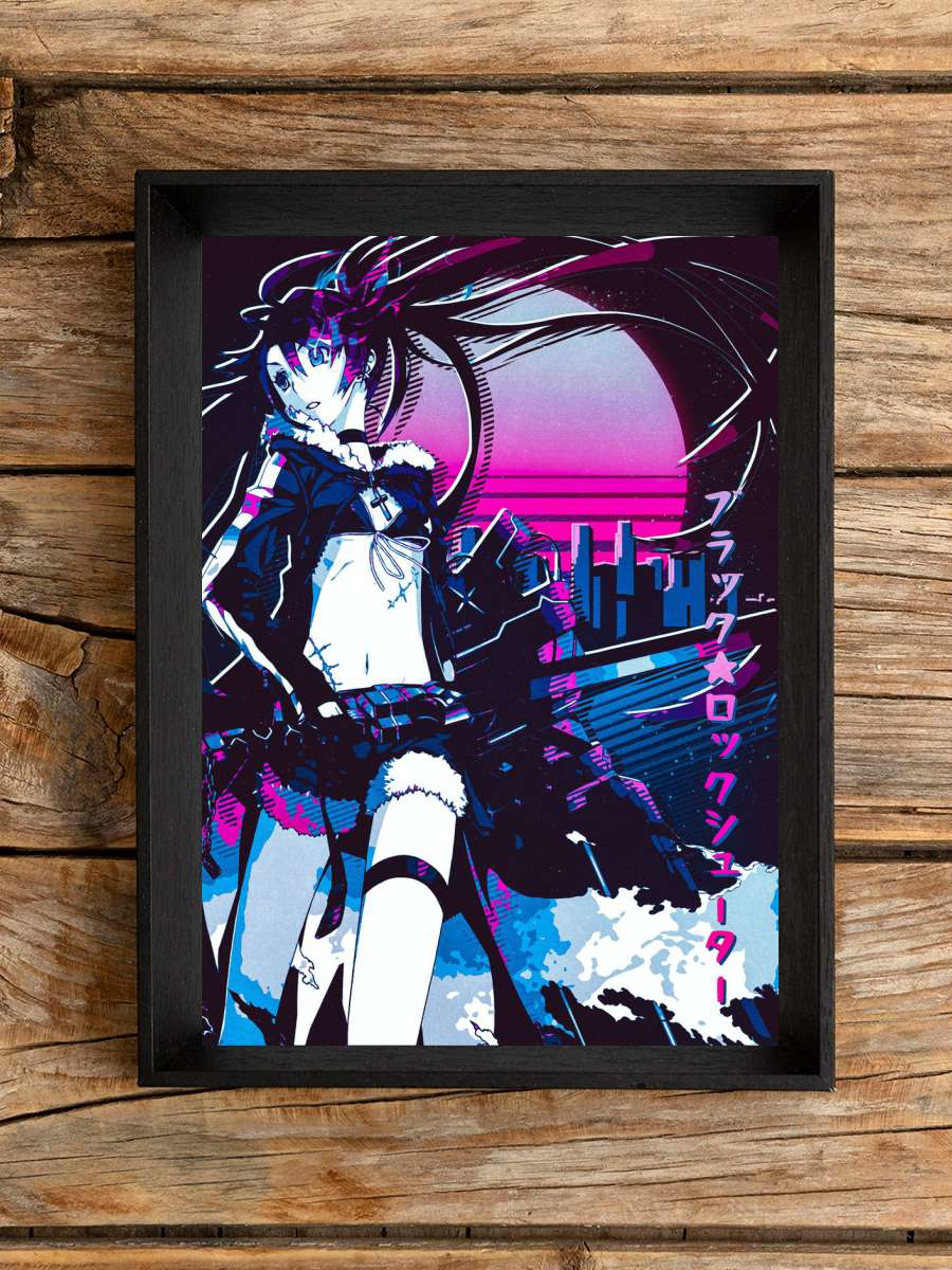 Black Rock Shooter Anime Poster Çerçevesiz Yüksek Kalite Anime Duvar Poster - En İyi Fiyatlarla