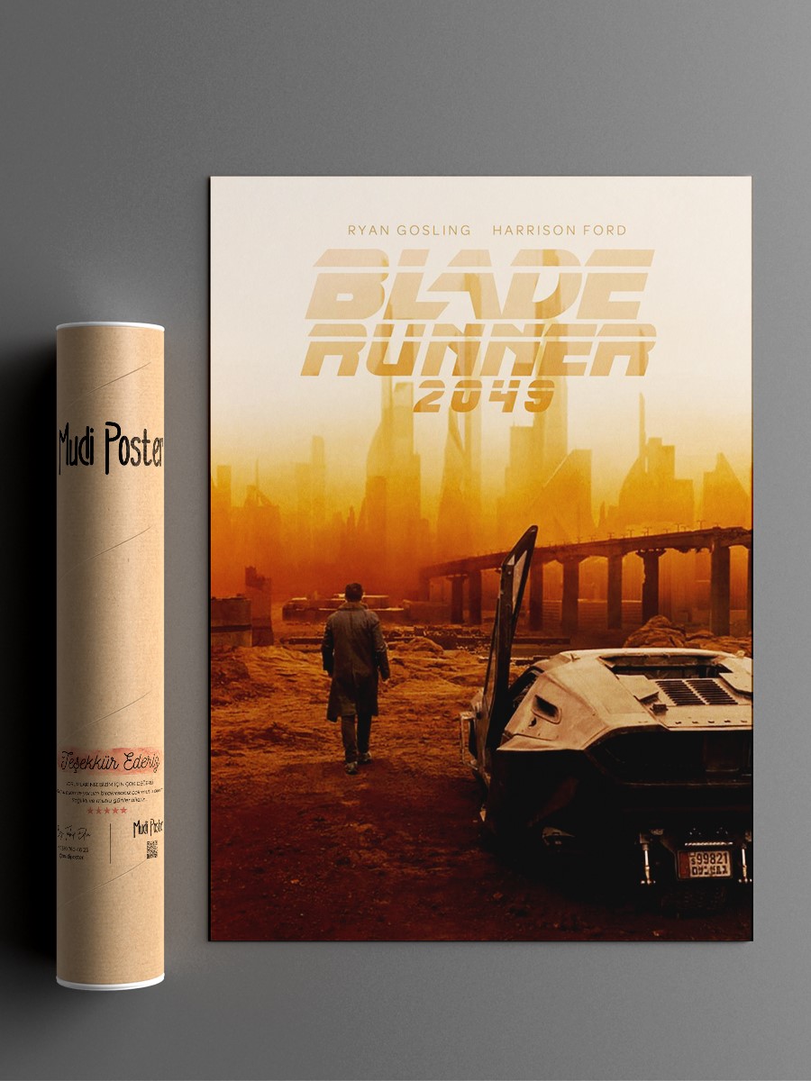 BladeRunner2049 Poster, Çerçevesiz Tv Film Poster