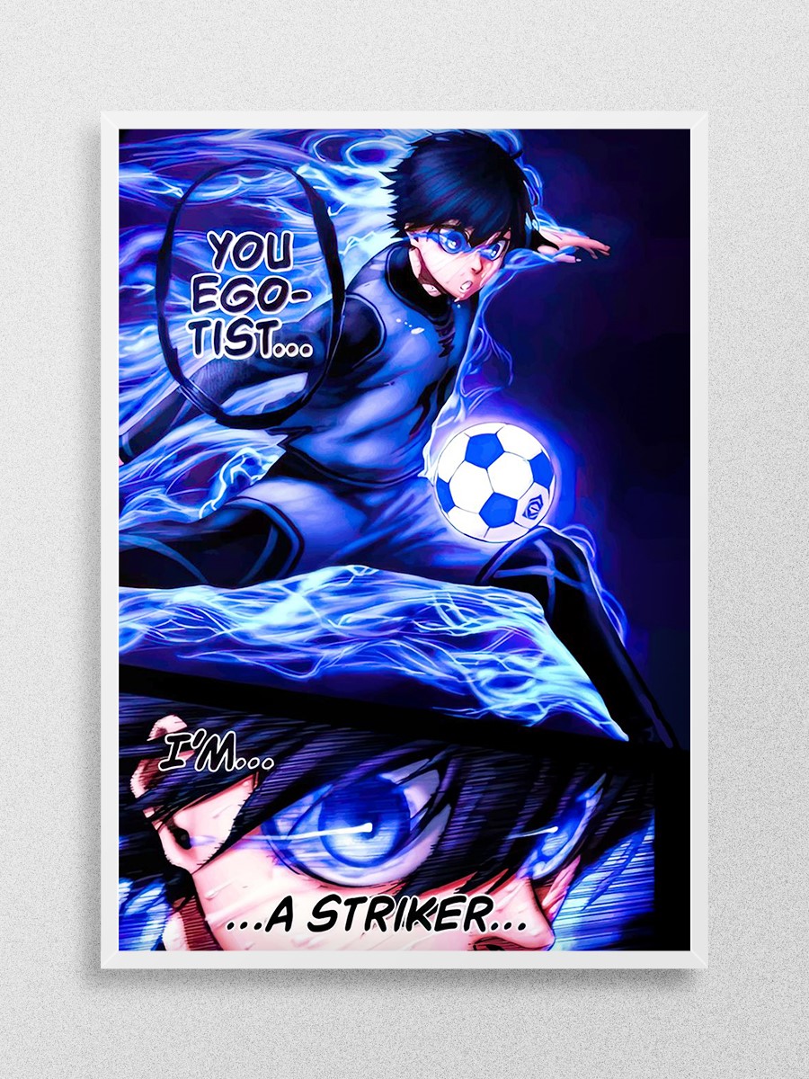 Blue Lock Anime Poster Çerçevesiz Yüksek Kalite Anime Duvar Poster