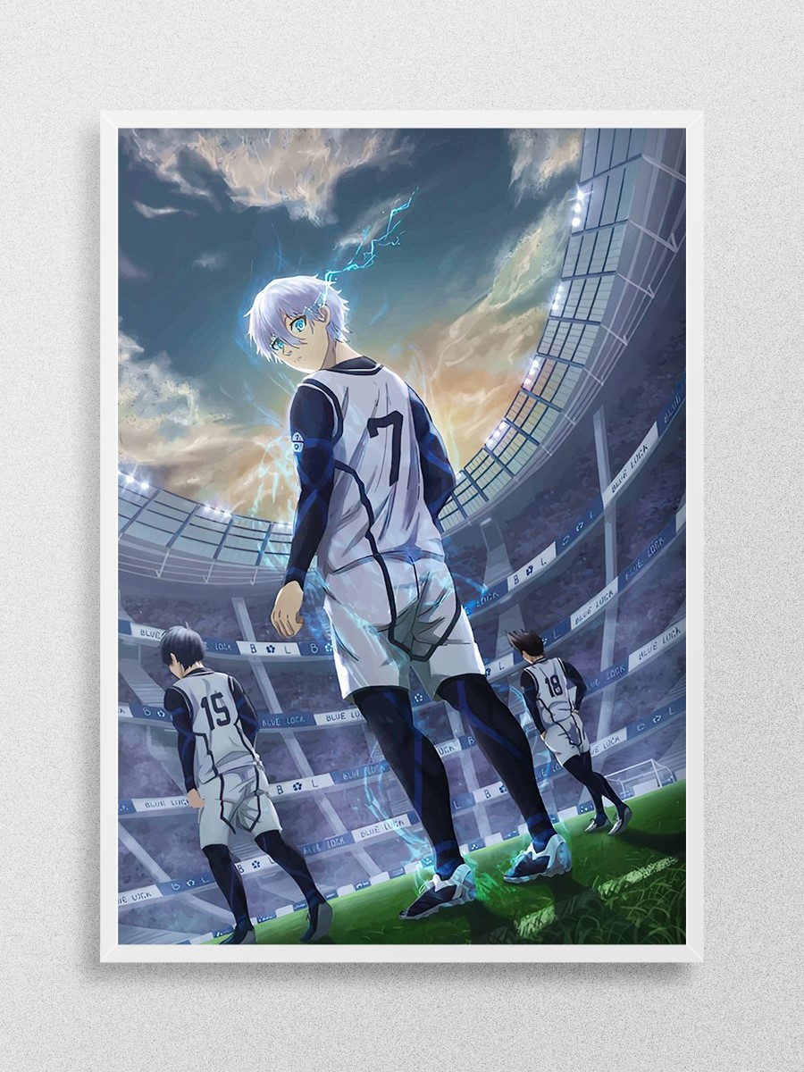 Blue Lock Anime Poster Çerçevesiz Yüksek Kalite Anime Duvar Poster