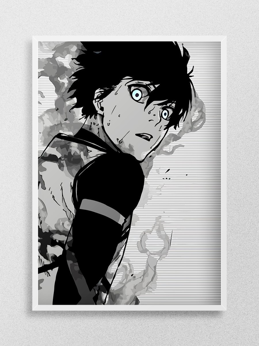 blue lock Anime Poster Çerçevesiz Yüksek Kalite Anime Duvar Poster