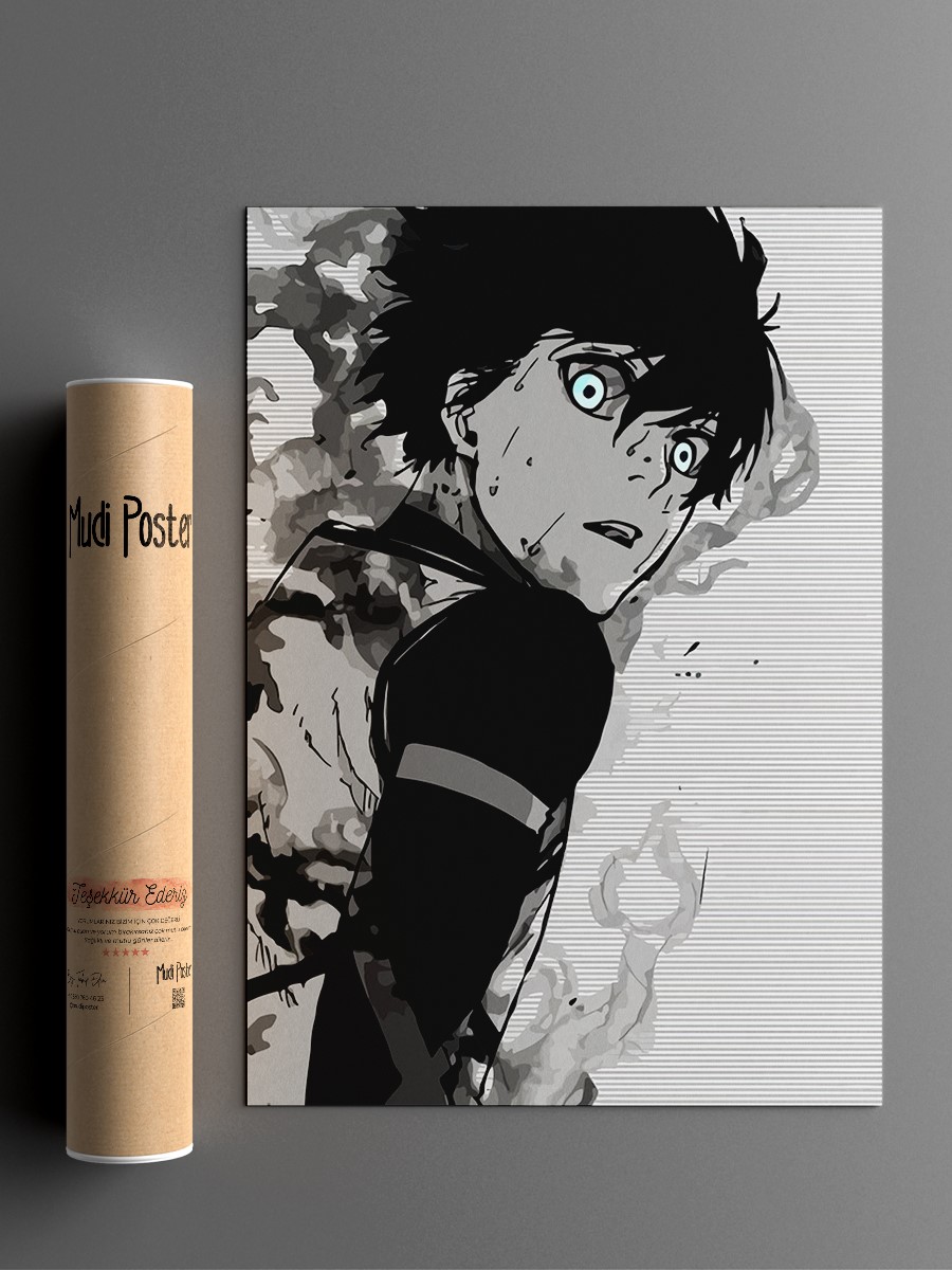 blue lock Anime Poster Çerçevesiz Yüksek Kalite Anime Duvar Poster