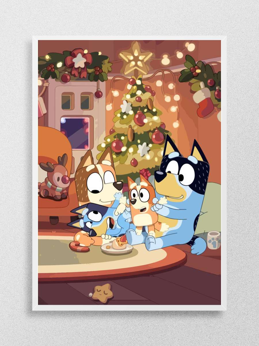 bluey Anime Poster Çerçevesiz Yüksek Kalite Anime Duvar Poster