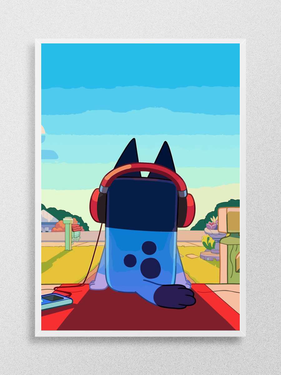 bluey Anime Poster Çerçevesiz Yüksek Kalite Anime Duvar Poster