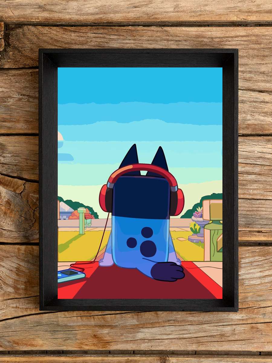 bluey Anime Poster Çerçevesiz Yüksek Kalite Anime Duvar Poster