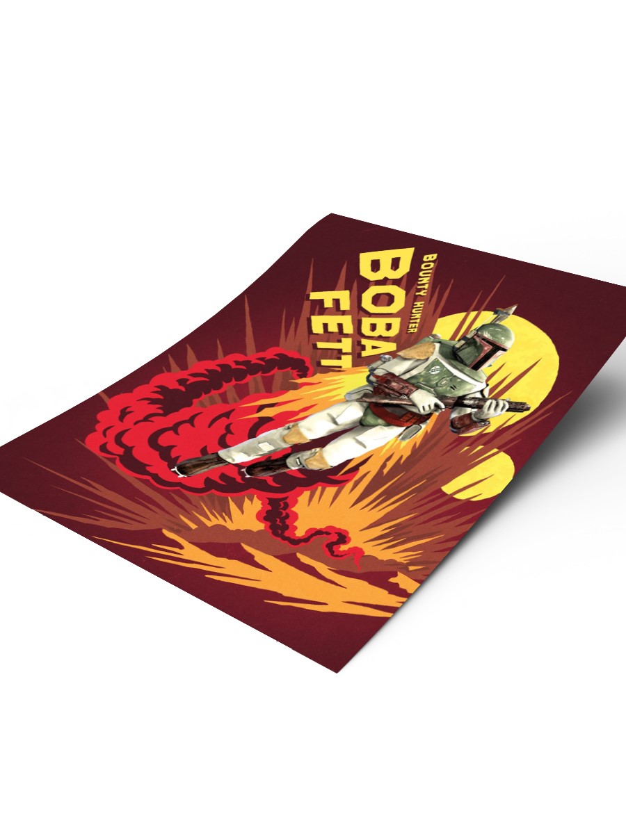 Boba Fett Poster, Çerçevesiz Tv Film Poster