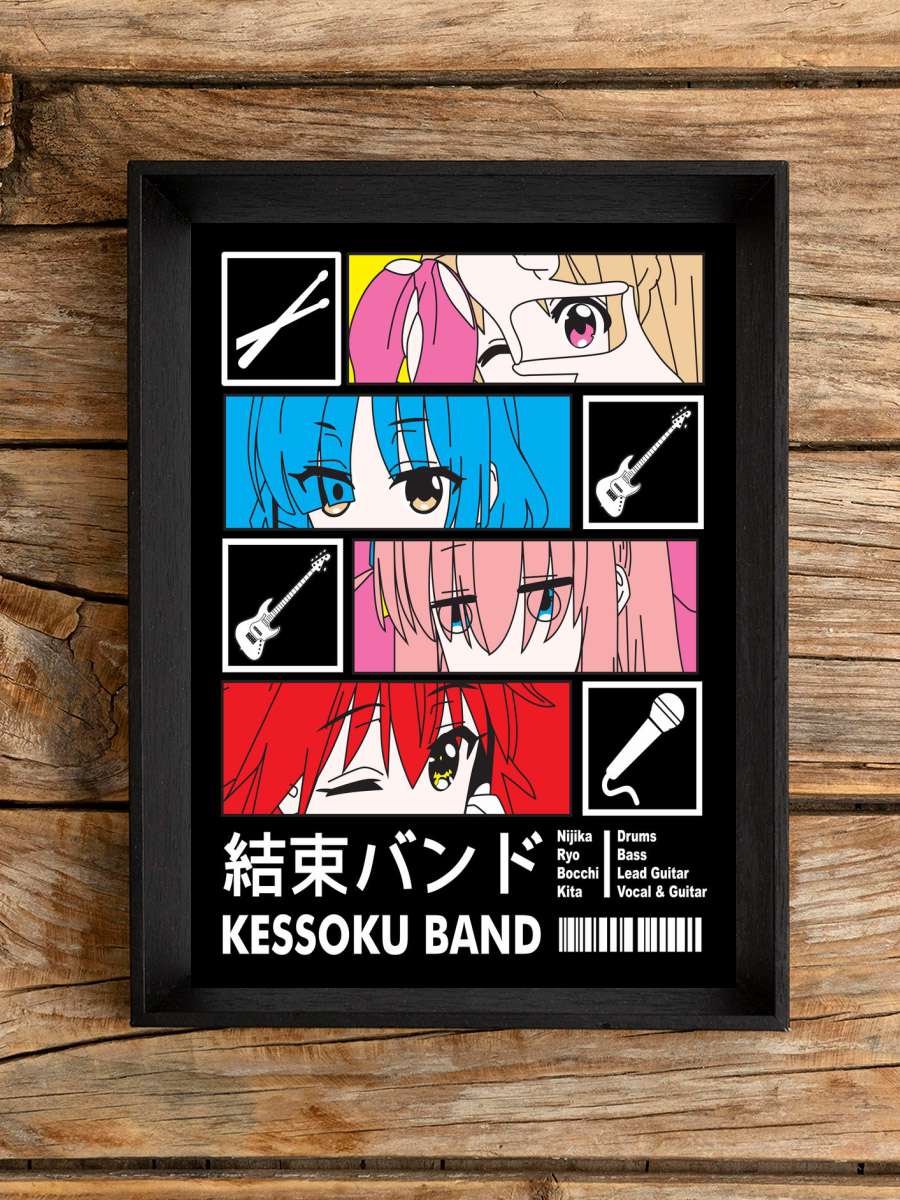 BOCCHI THE ROCK Anime Poster Çerçevesiz Yüksek Kalite Anime Duvar Poster