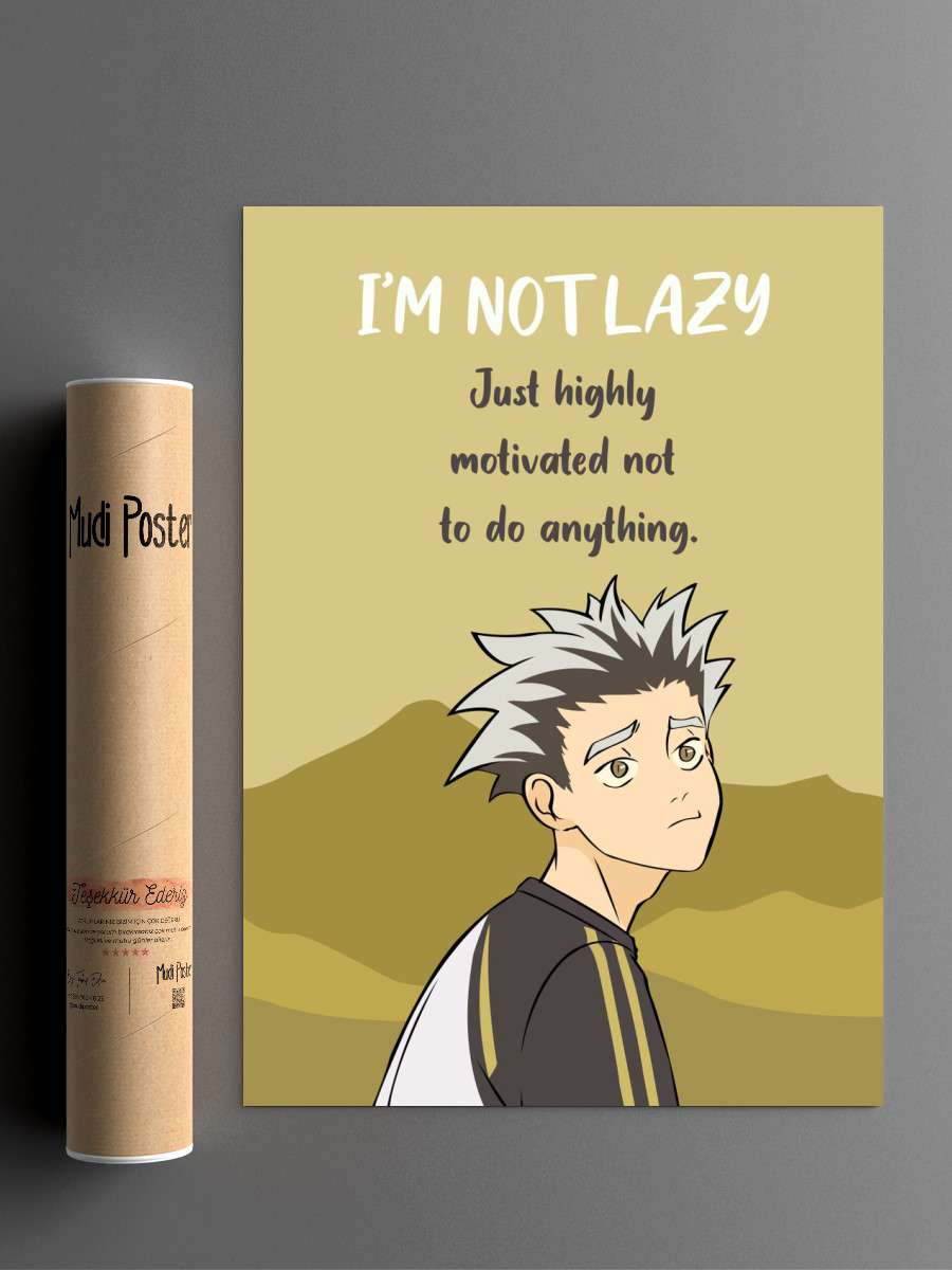 Bokuto Haikyuu Anime Anime Poster Çerçevesiz Yüksek Kalite Anime Duvar Poster