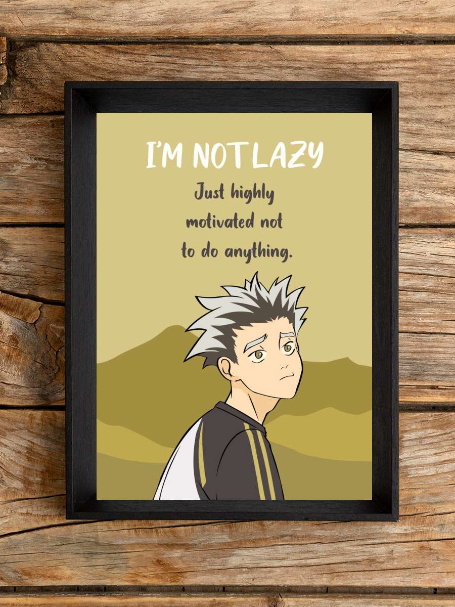 Bokuto Haikyuu Anime Anime Poster Çerçevesiz Yüksek Kalite Anime Duvar Poster